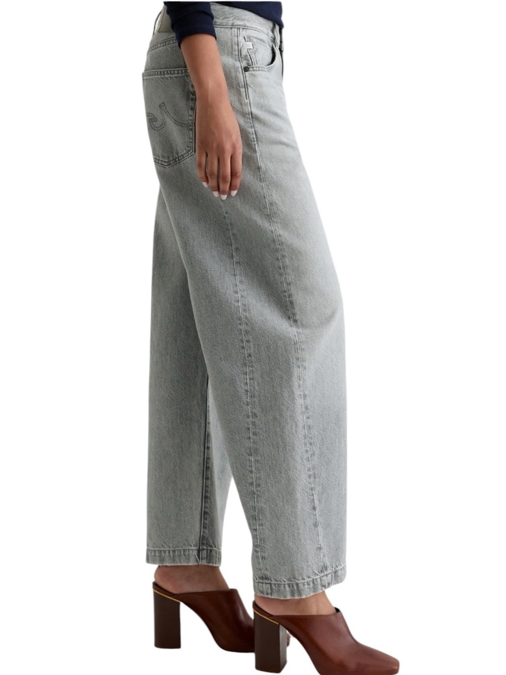 AG Hattie Jean High-Rise Barrel in Al Fresco Size 31 - Picture 3 of 7